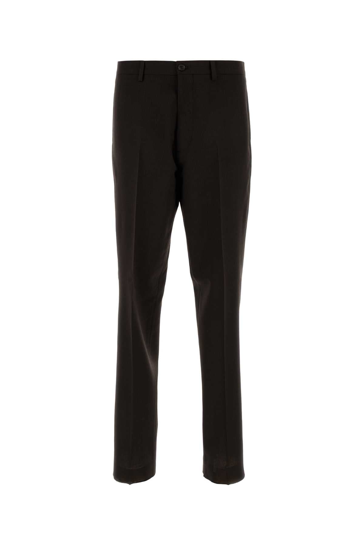 Wool Trousers — Brown