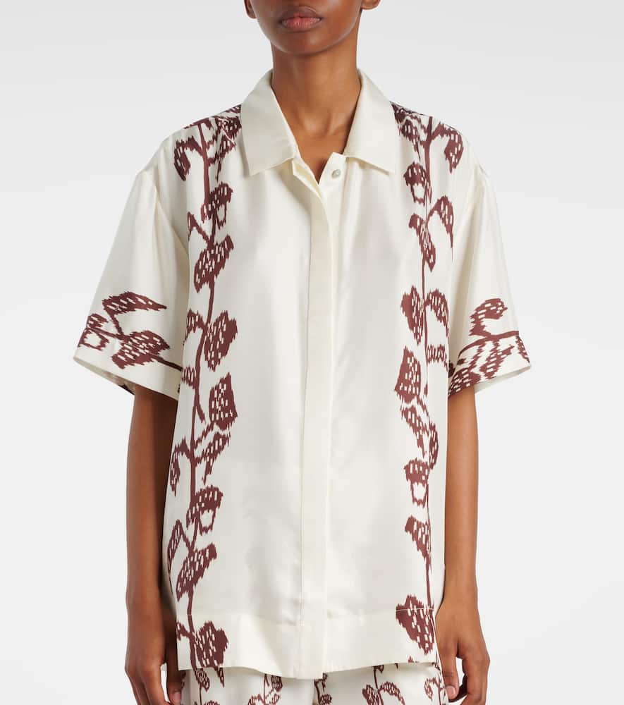 Montauk silk twill shirt