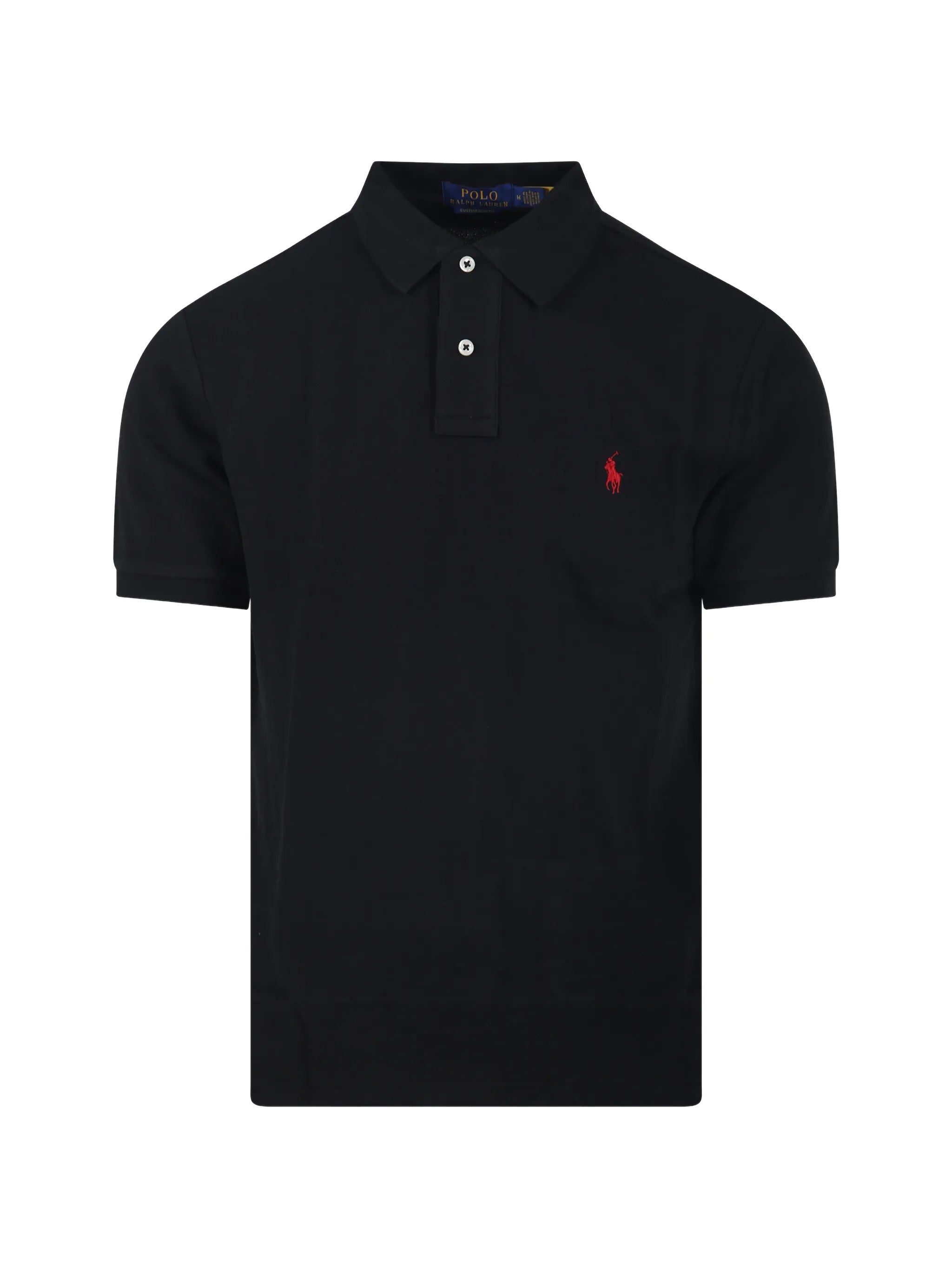 Slim Fit Cotton Piqué Polo - Size L