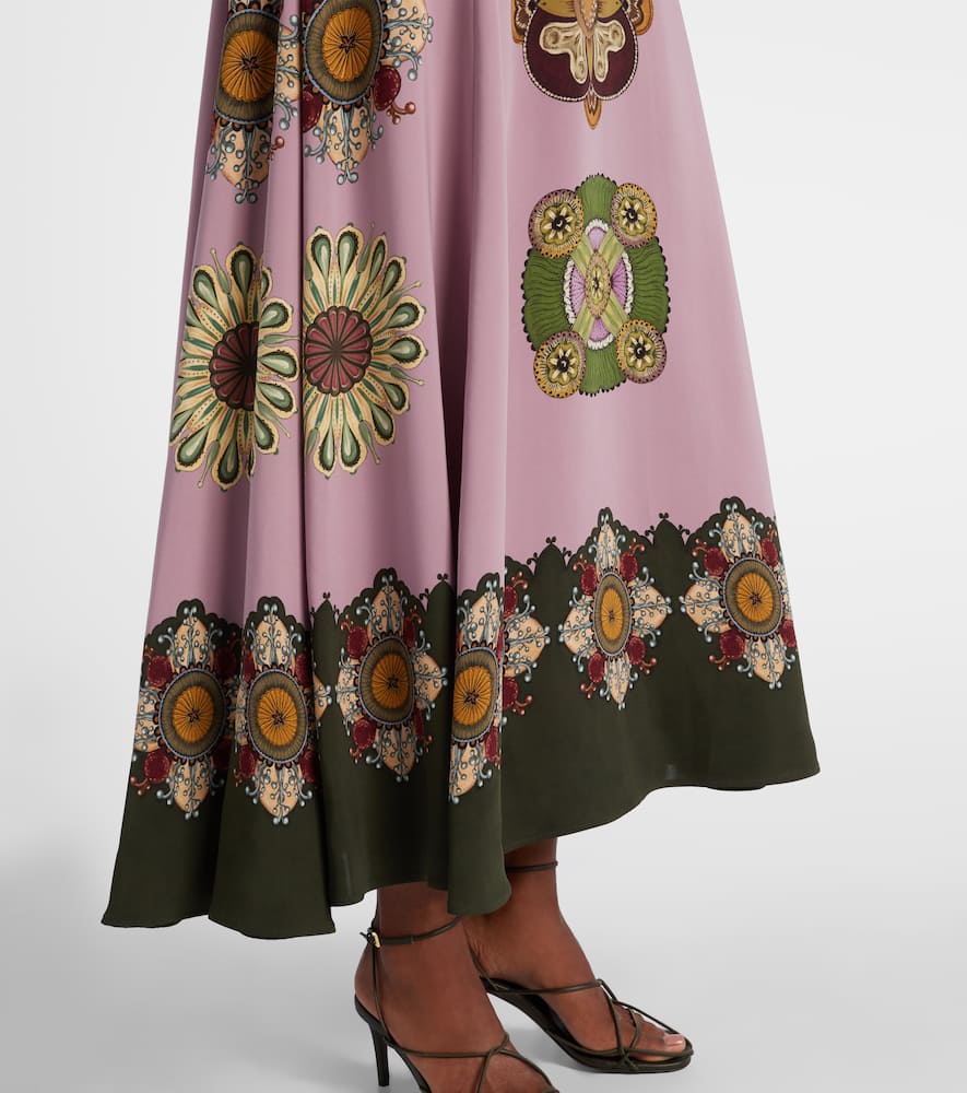 Park Ave printed maxi dress
