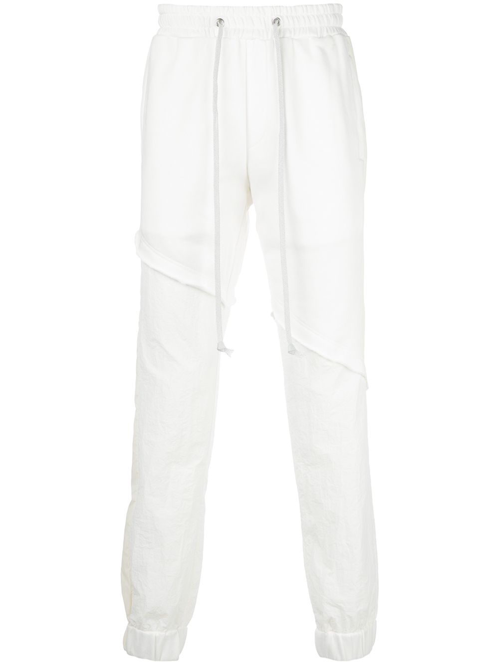 Terry track pants - White
