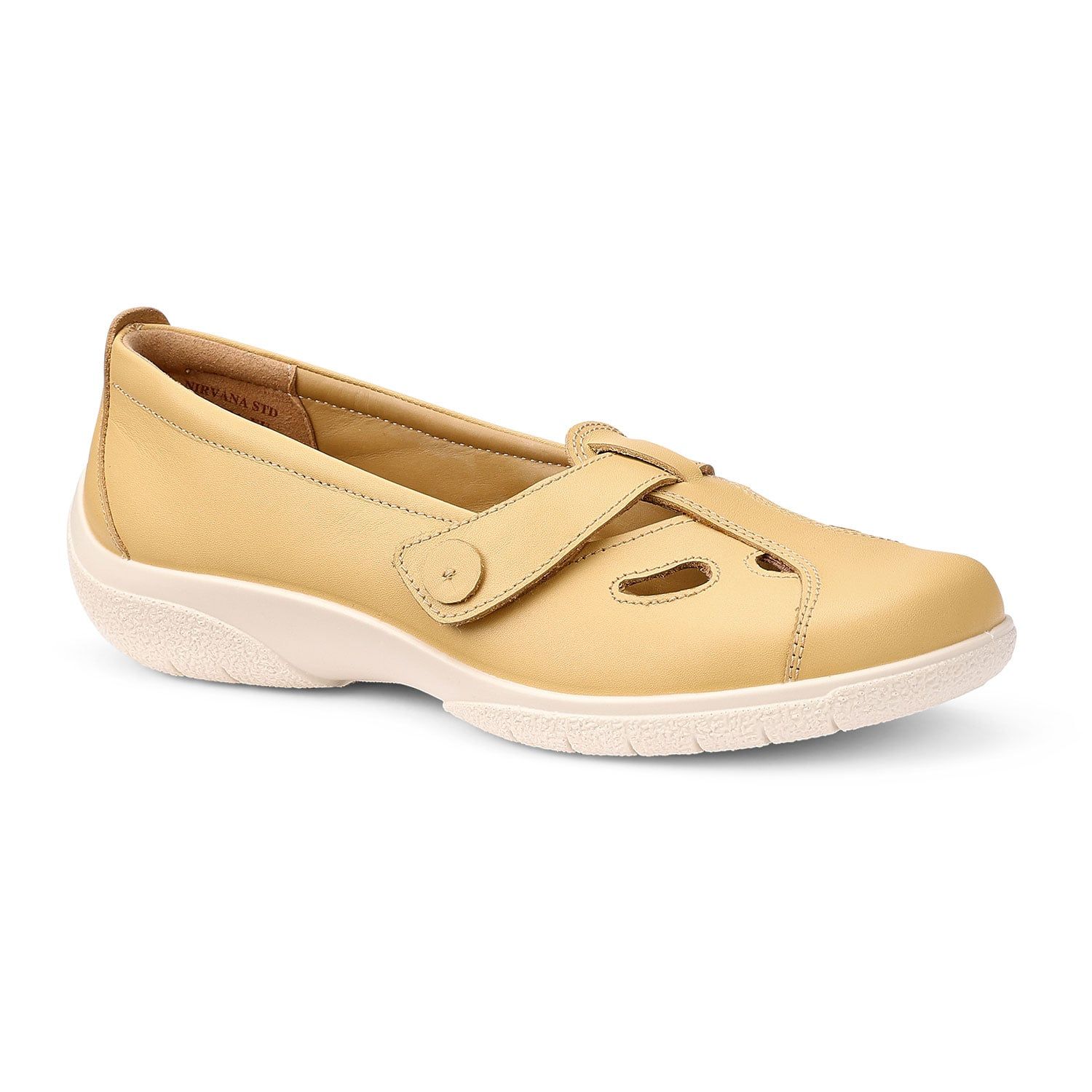 Hotter 'nirvana' T-Bar Shoes In Mustard