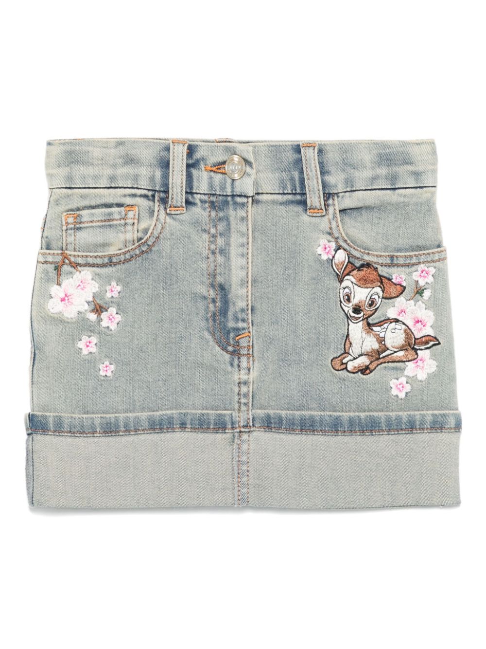 Denim mini skirt - Blue