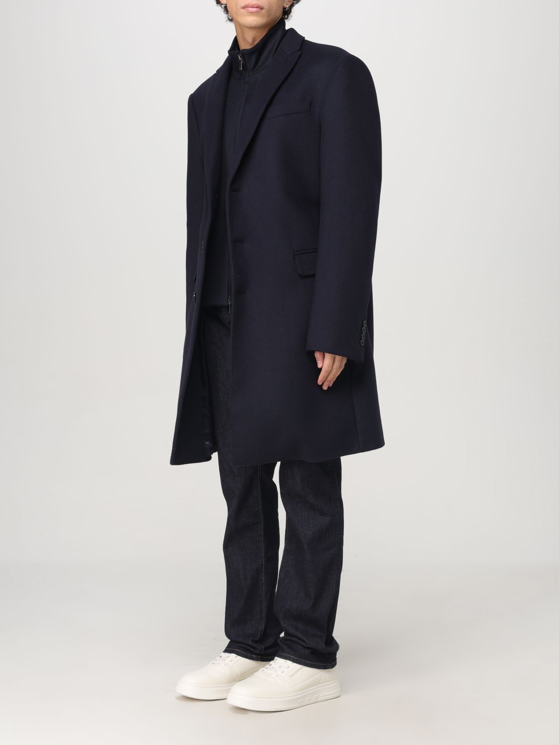 Single-breasted coat - Black