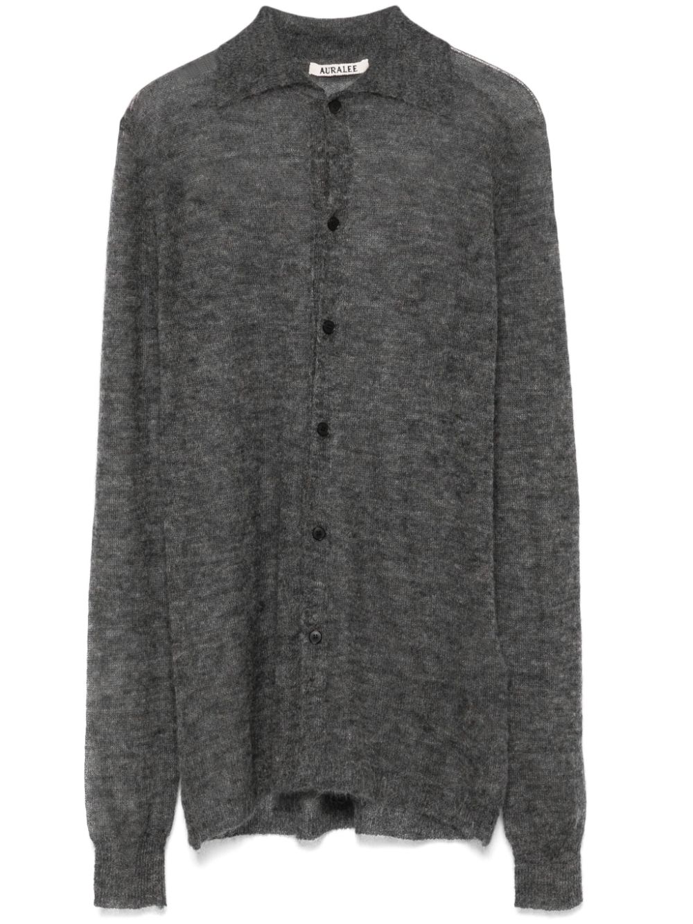 Semi-sheer cardigan - Grey