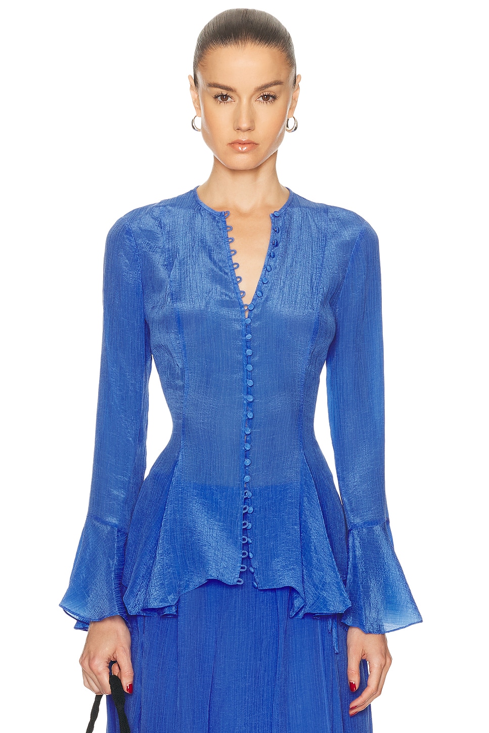 Polo Ralph Lauren Button Front Shirt in Indigo Sky - Blue. 2 also in