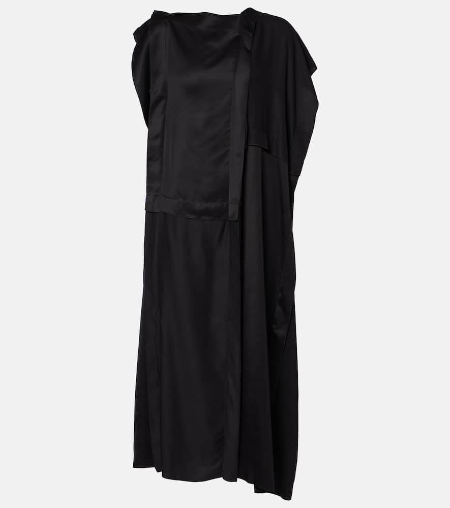Gathered midi dress