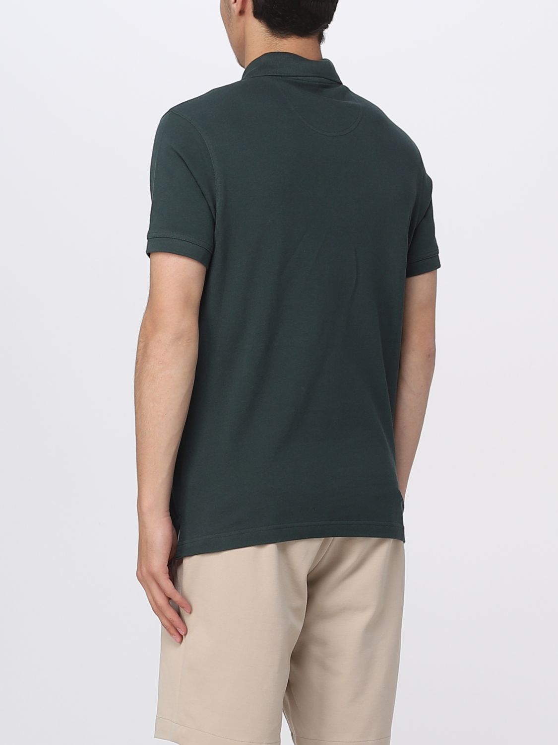 Polo Shirt Men color Grass Green