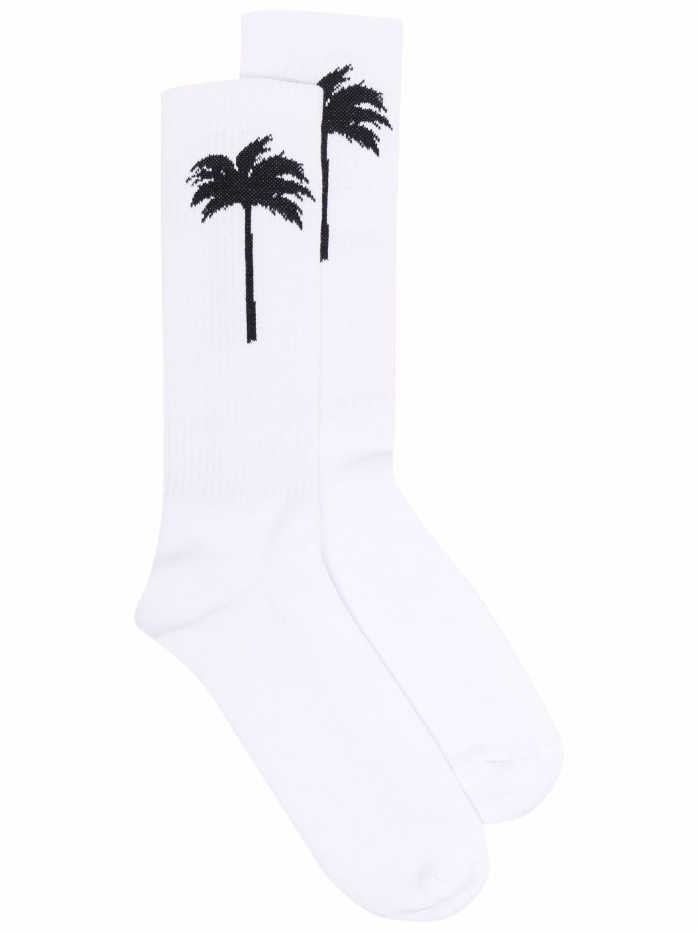 Palm Intarsia Knit Socks
