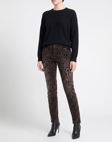 Woman Jeans Black Size 28 Cotton, Polyester, Elastane