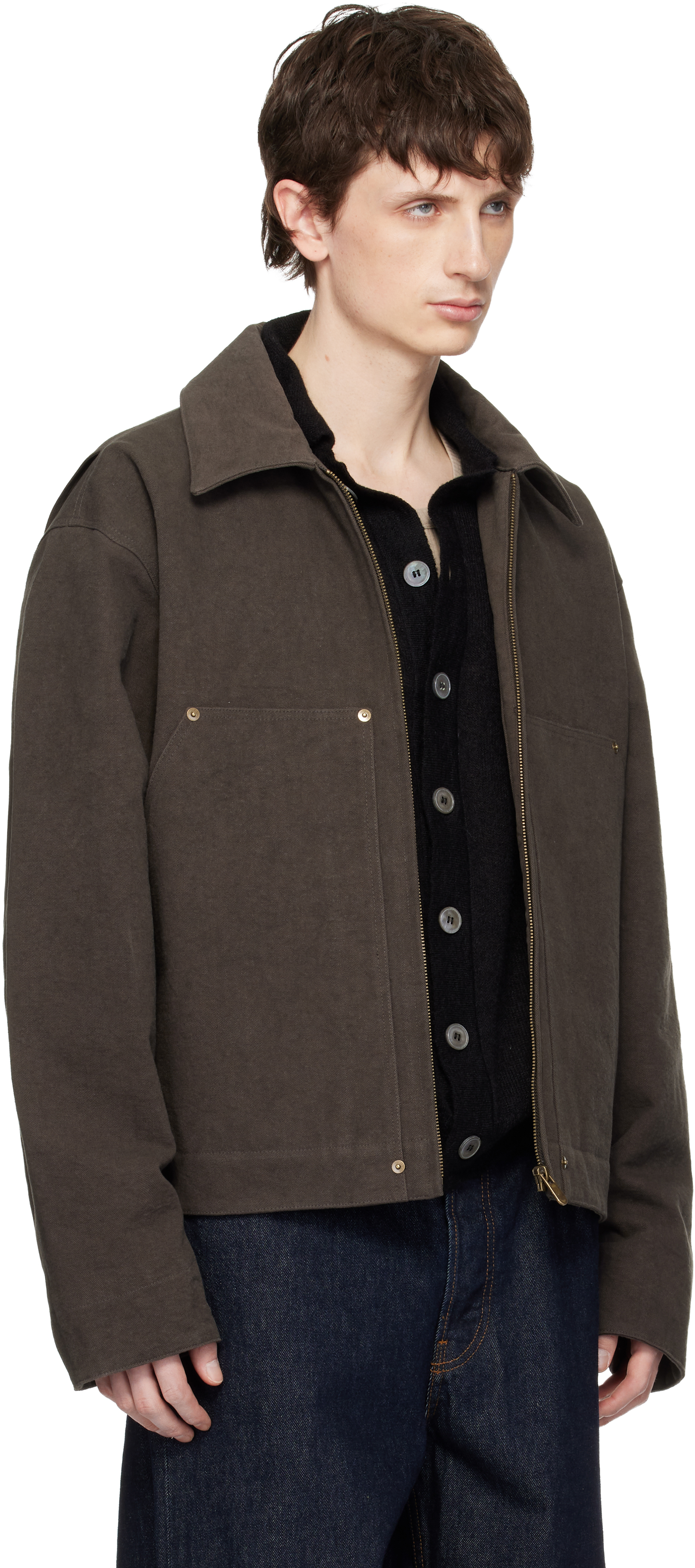 Brown Worker Jacket