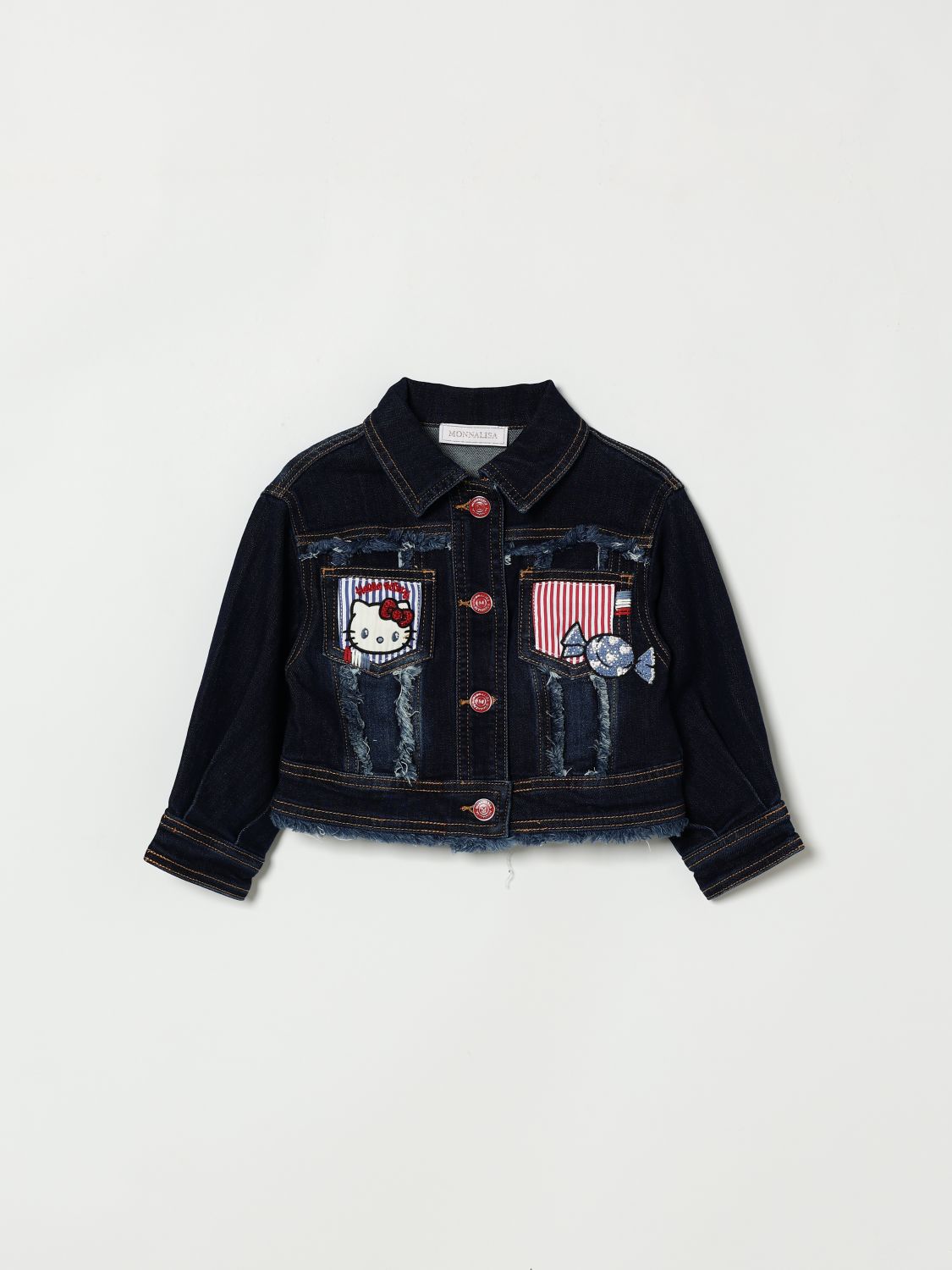 Coat Kids color Denim