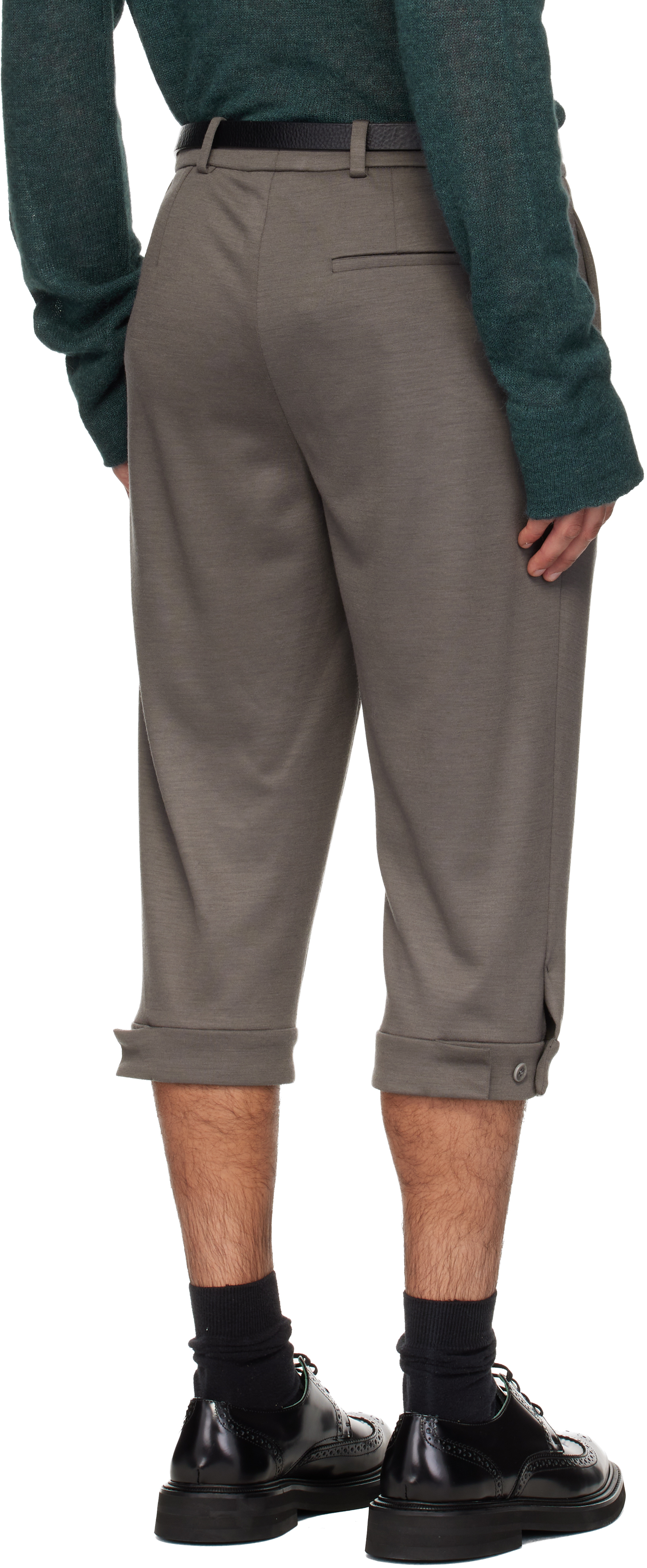 Gray Knickerbocker Shorts