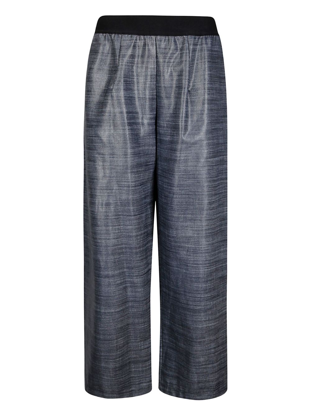 Maria Calderara chambray trousers - Blue