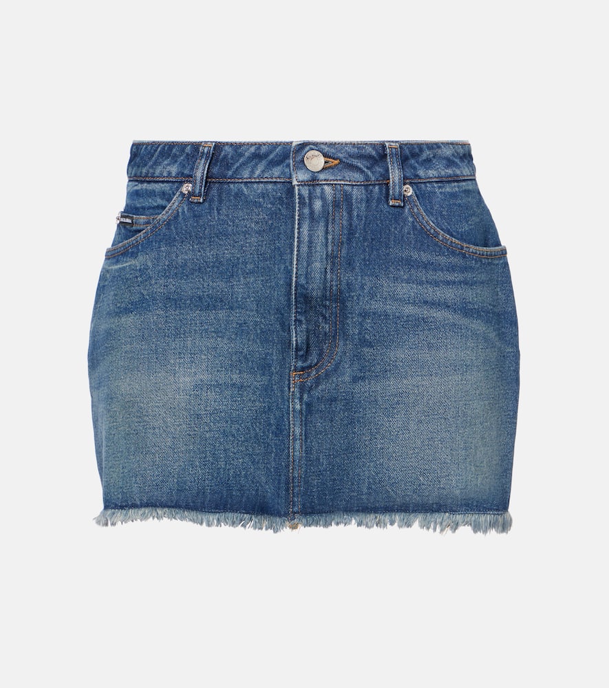 Denim miniskirt