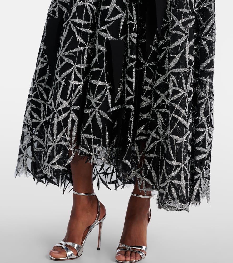 Axis embellished gown