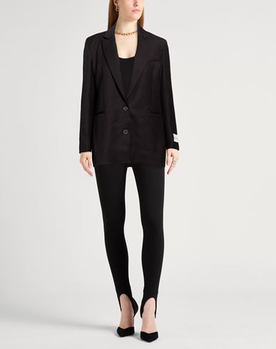 Woman Blazer Dark brown Size S Polyester, Viscose, Elastane