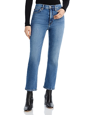 70s straight-leg cropped jeans - Blue