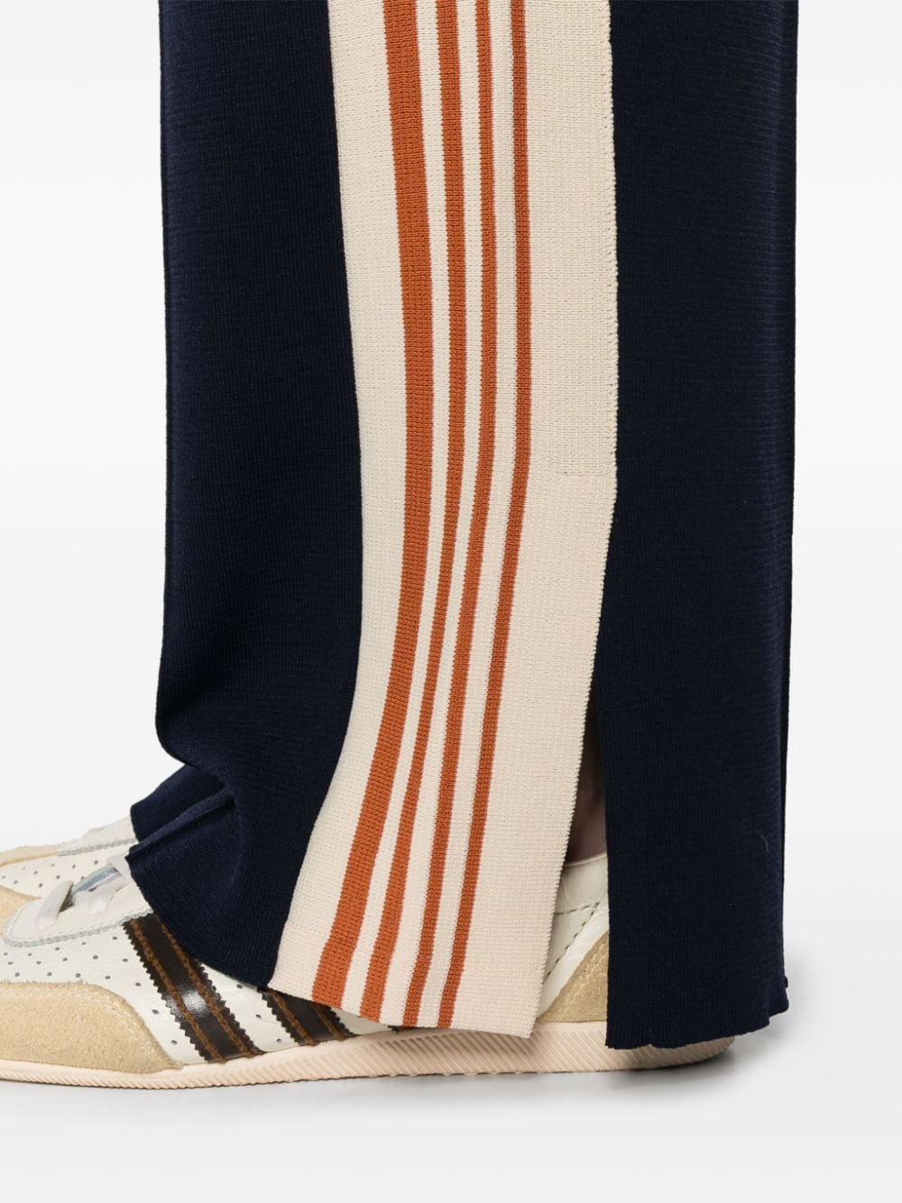 Striped track pants - Blue