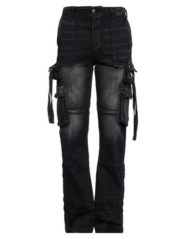 Man Denim pants Black