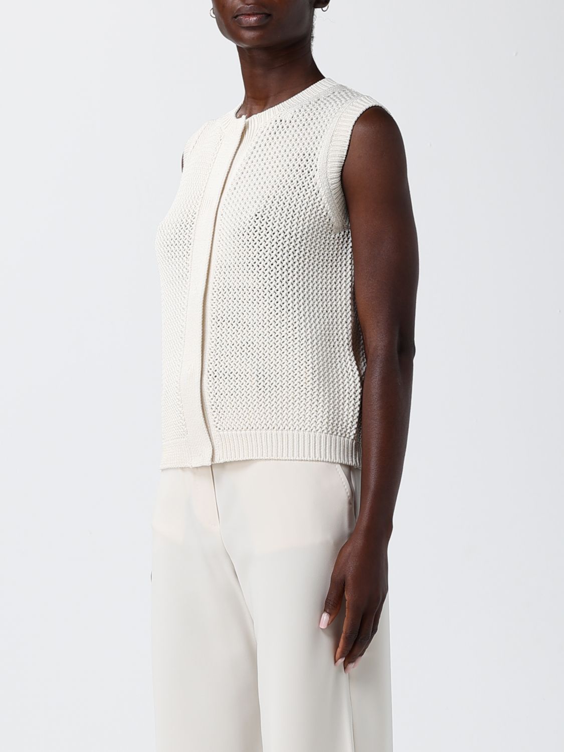 Waistcoat Woman color Ivory