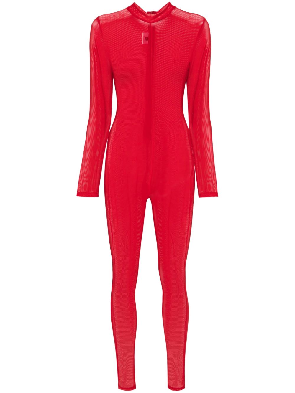 X Liam Aram mesh catsuit - Red