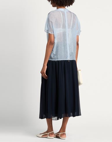 Crème Woman Top Sky blue Size 4 Cupro, Polyamide