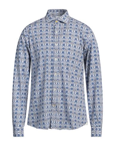 Man Shirt Navy Size 15 ½ Cotton, Elastane