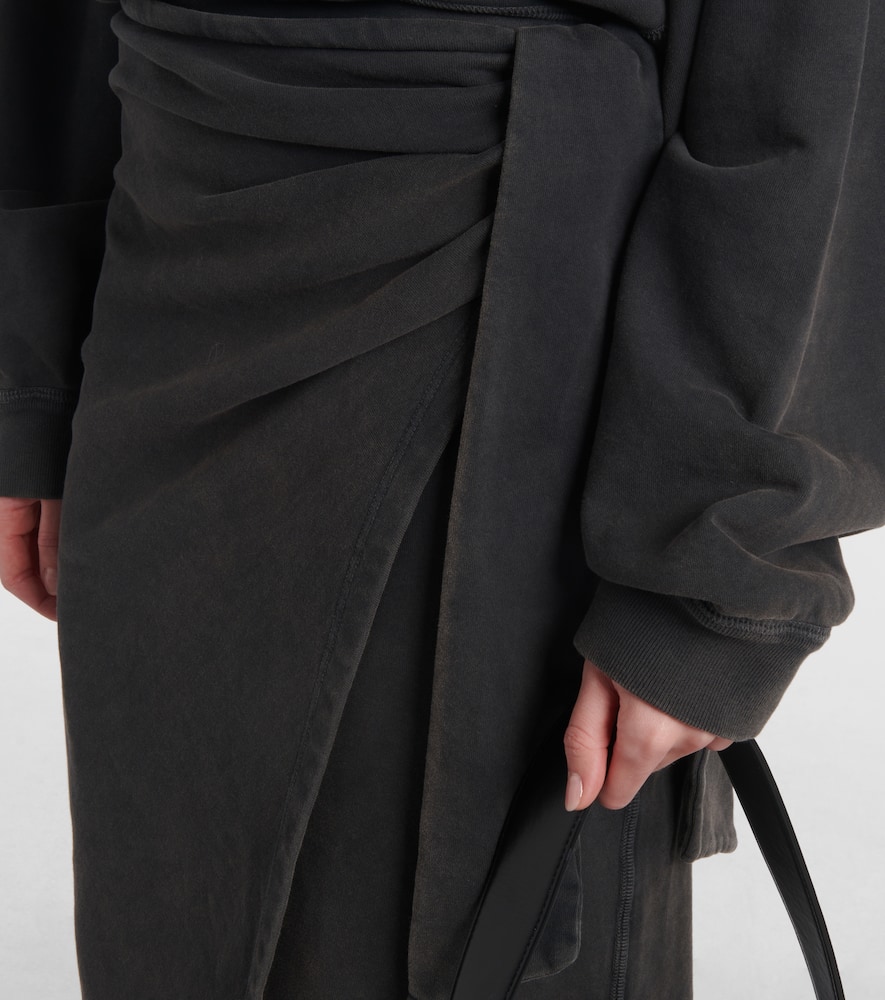 Sandrina cotton jersey sweatshirt dress