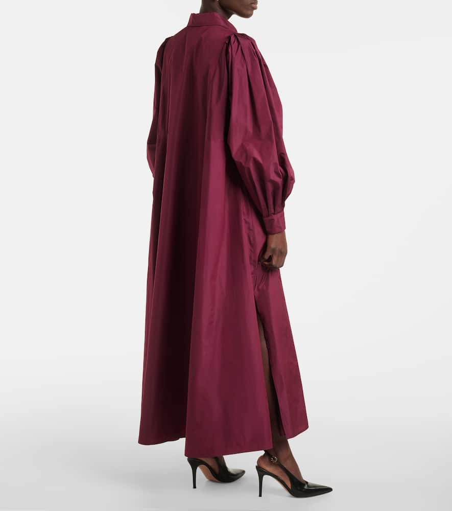 Pucci pleated taffetta maxi dress