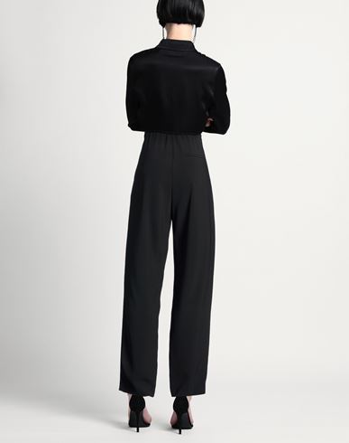 Woman Pants Black Size 6 Polyester, Elastane