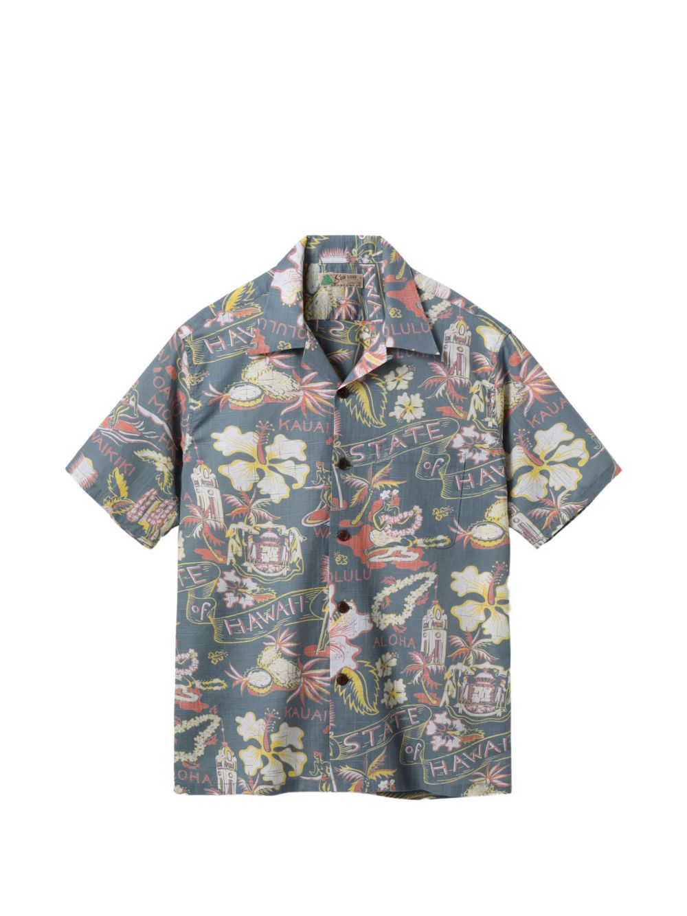 Graphic-print short-sleeve shirt