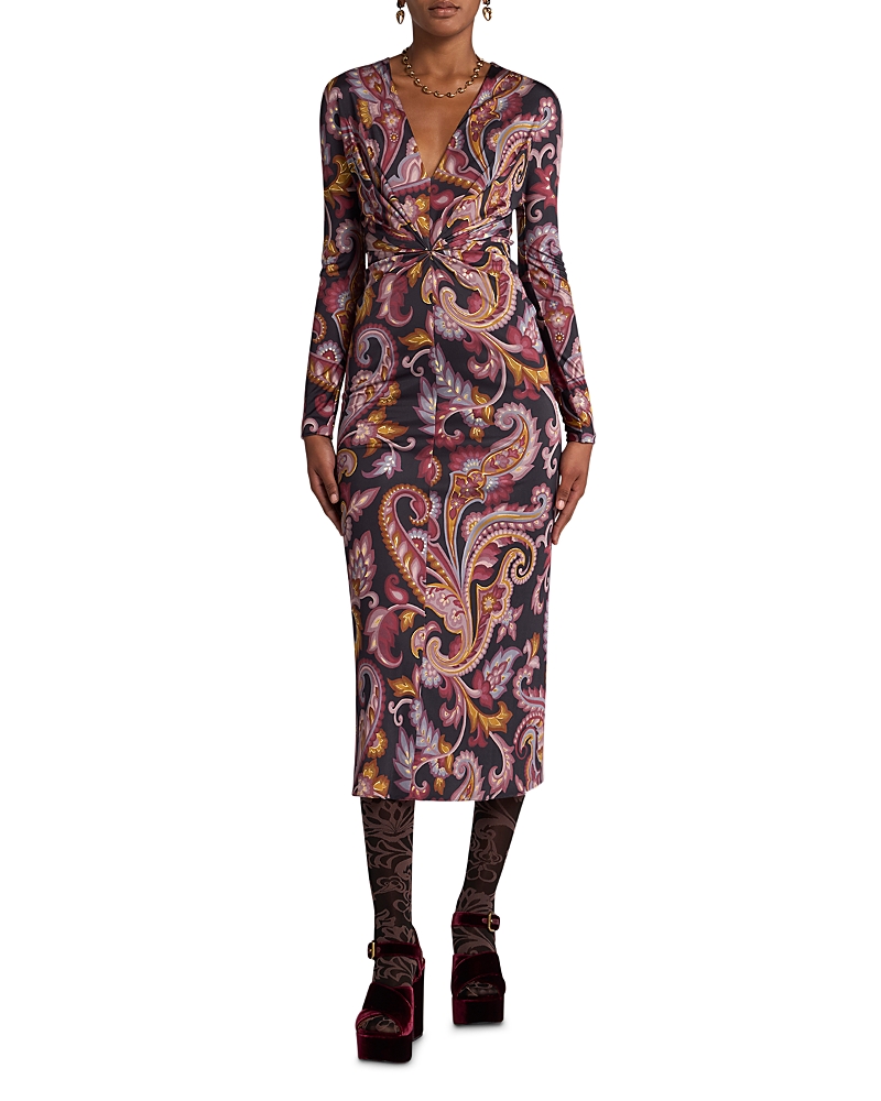 All-over print dress - Pink