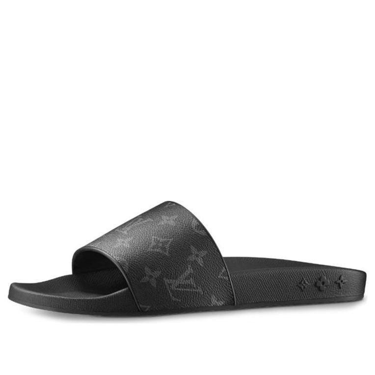 Waterfront Mules 'Black Logo Monogram'