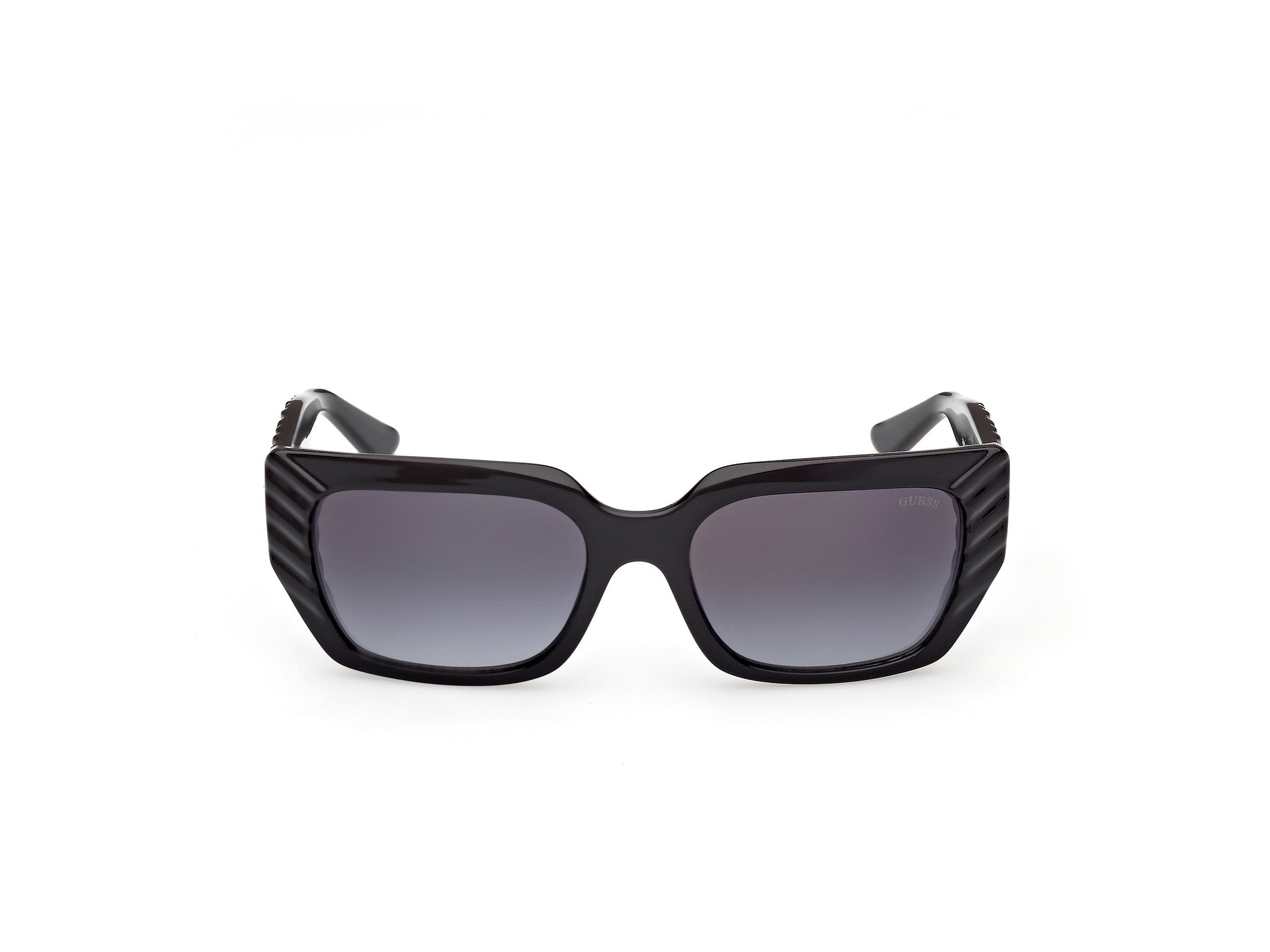Guess Mujer Guess GU00254 01B Gafas de sol Inyectado Negro Fumar Cuadrada Norma