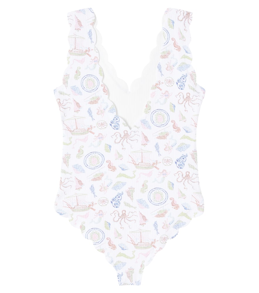 Bumby Charlestone scalloped swimsuit