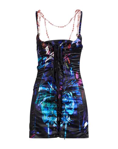 Woman Mini dress Black Size M Polyester