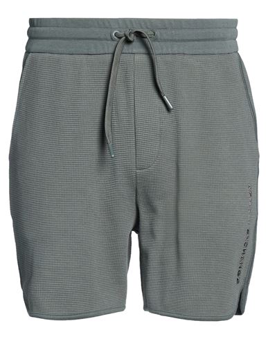Man Shorts & Bermuda Shorts Deep teal Size L Cotton, Polyester, Elastane
