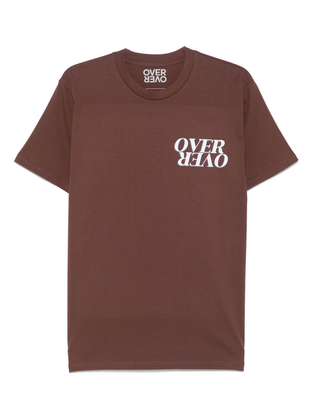 Cotton T-shirt - Brown
