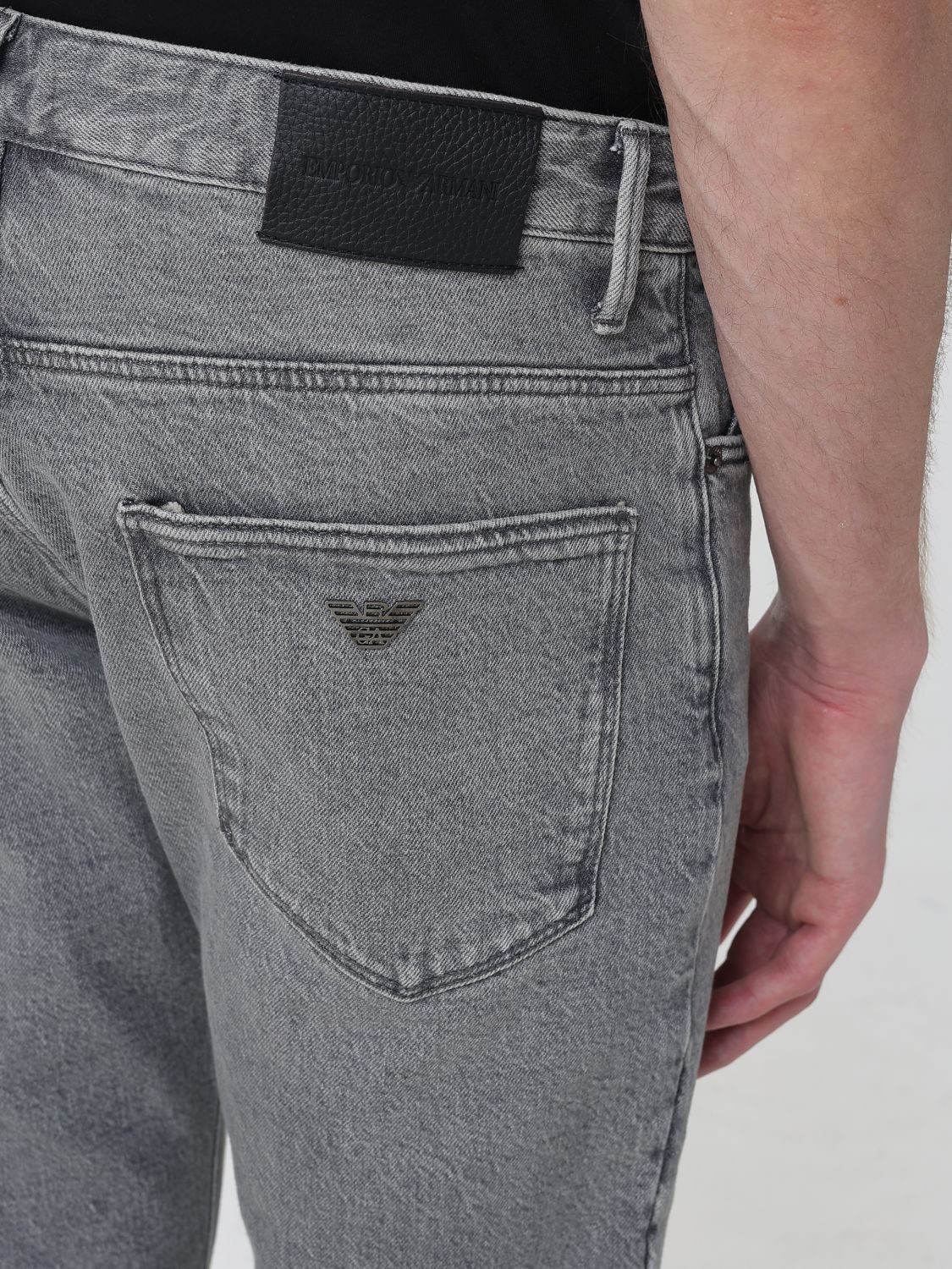 Jeans Men color Grey