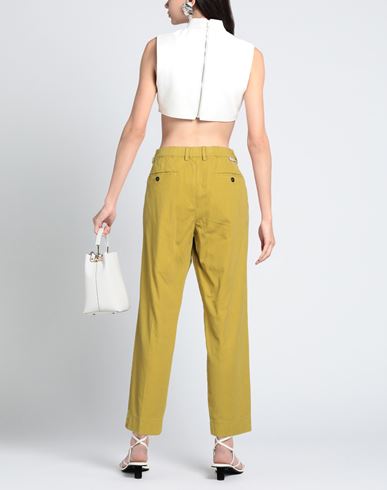 True Nyc Woman Pants Mustard Size 29 Cotton, Lyocell, Elastane