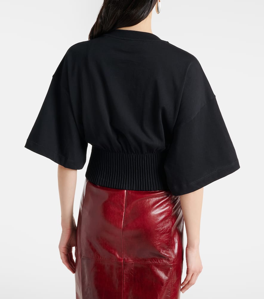 Fosco cotton jersey top