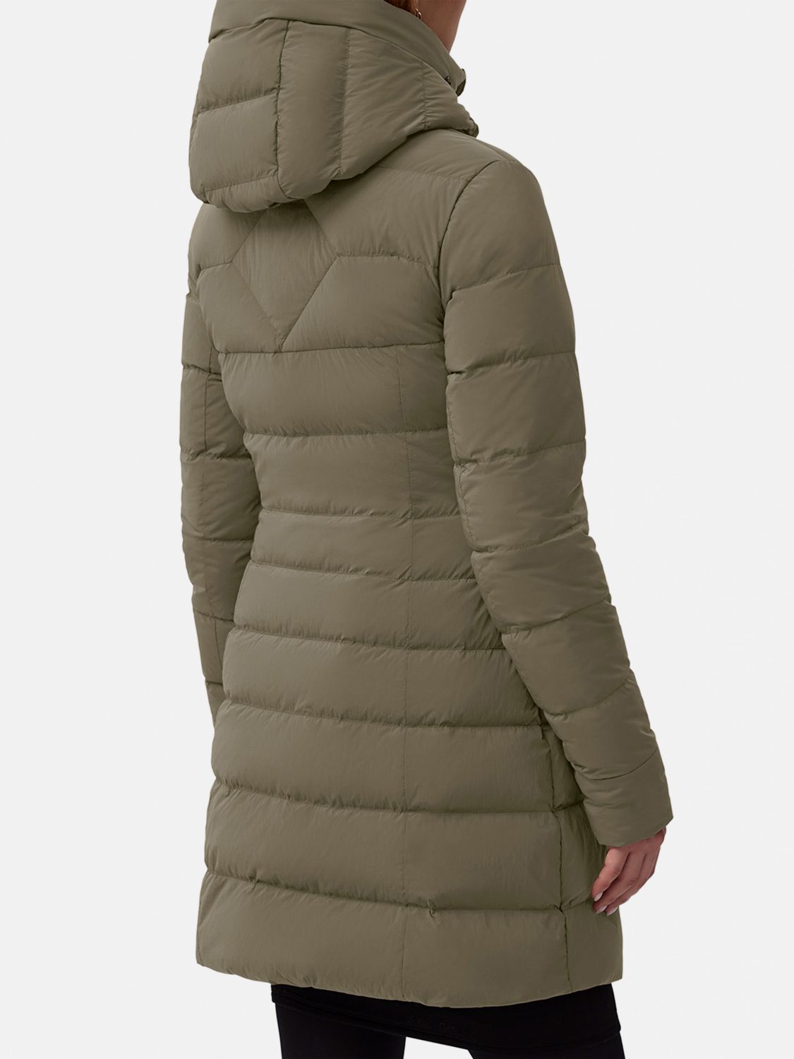 Clair hooded puffer coat - Black