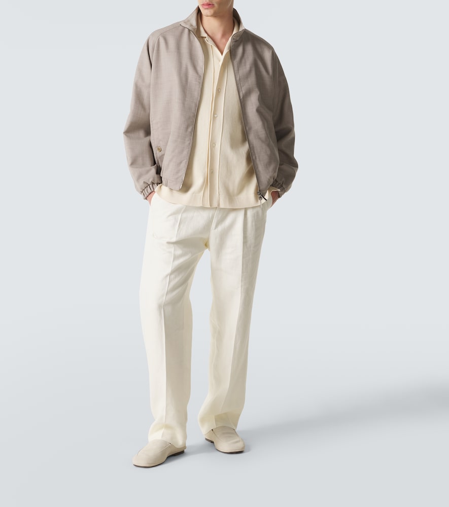 Stòffa Wool bomber jacket