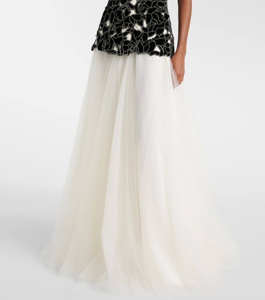 Alessi embellished tulle gown