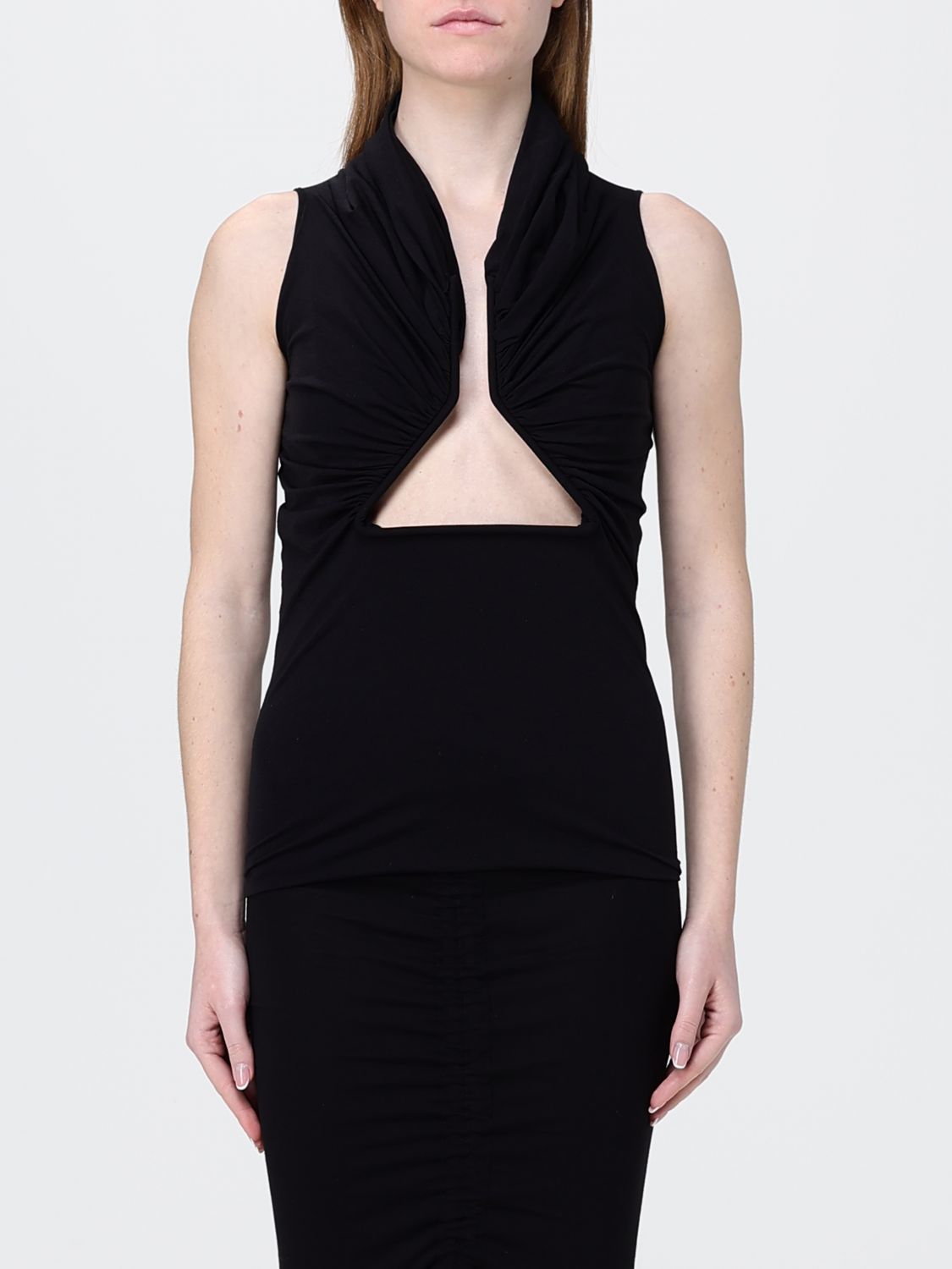 Top Woman color Black