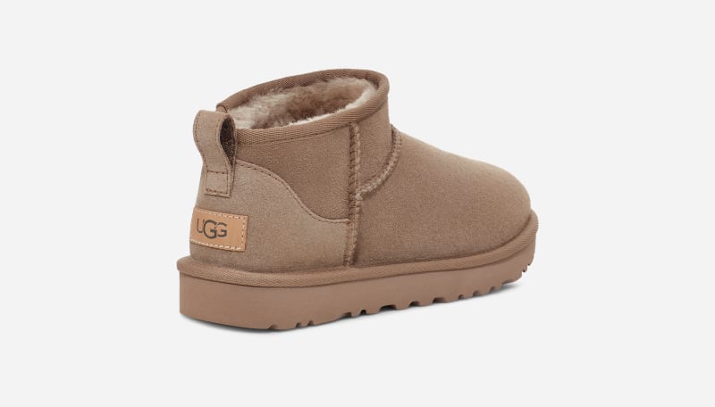 ® Women's Classic Ultra Mini Sheepskin Classic Boots in Caribou