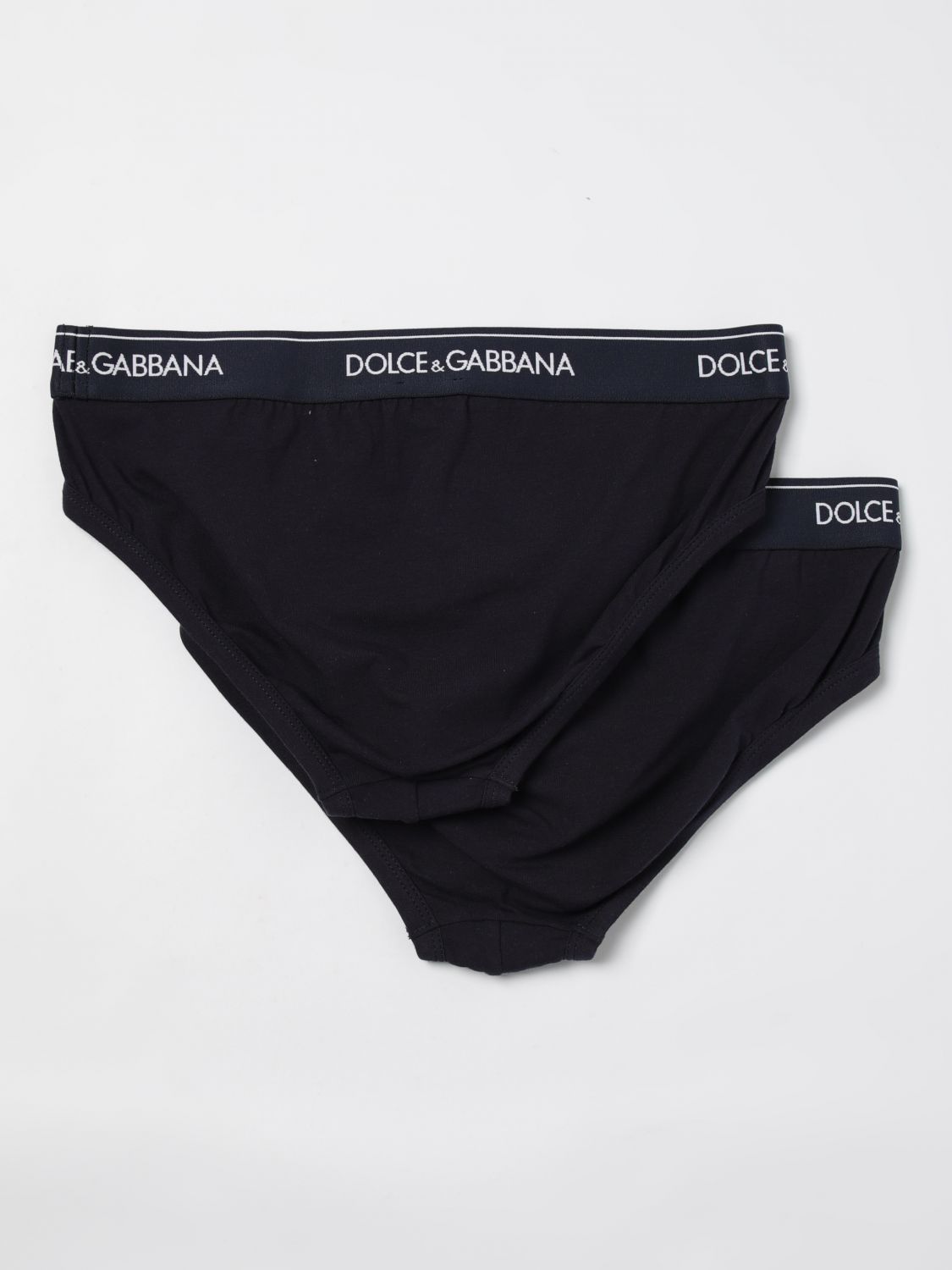 Logo-waistband brief - Black