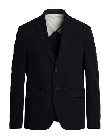 Sapore & Colore Man Blazer Midnight blue Size 40 Polyester, Viscose, Elastane