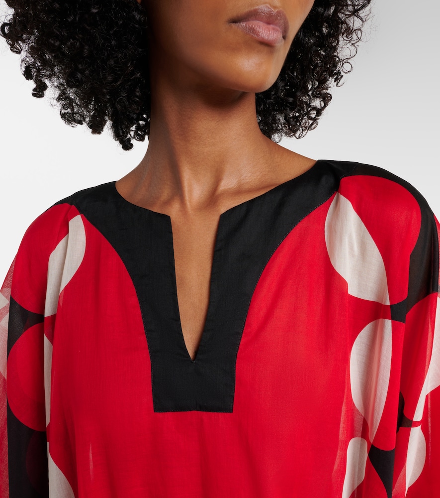 Printed cotton kaftan